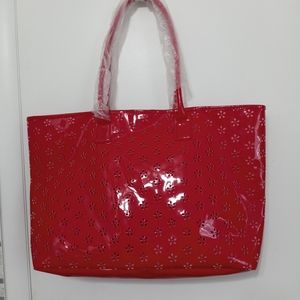 Elizabeth Arden Double Handle Floral Cut out Large Gift Tote